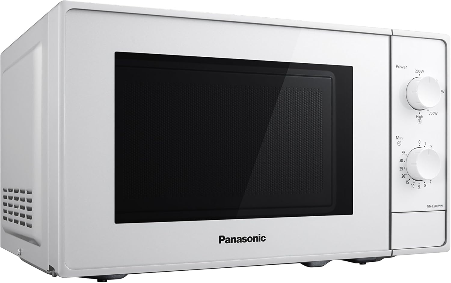 Panasonic NN-E20JWMEPG Forno a Microonde, 800 W, 46 Decibel, Metallo, Bianco [Classe di efficienza energetica A]