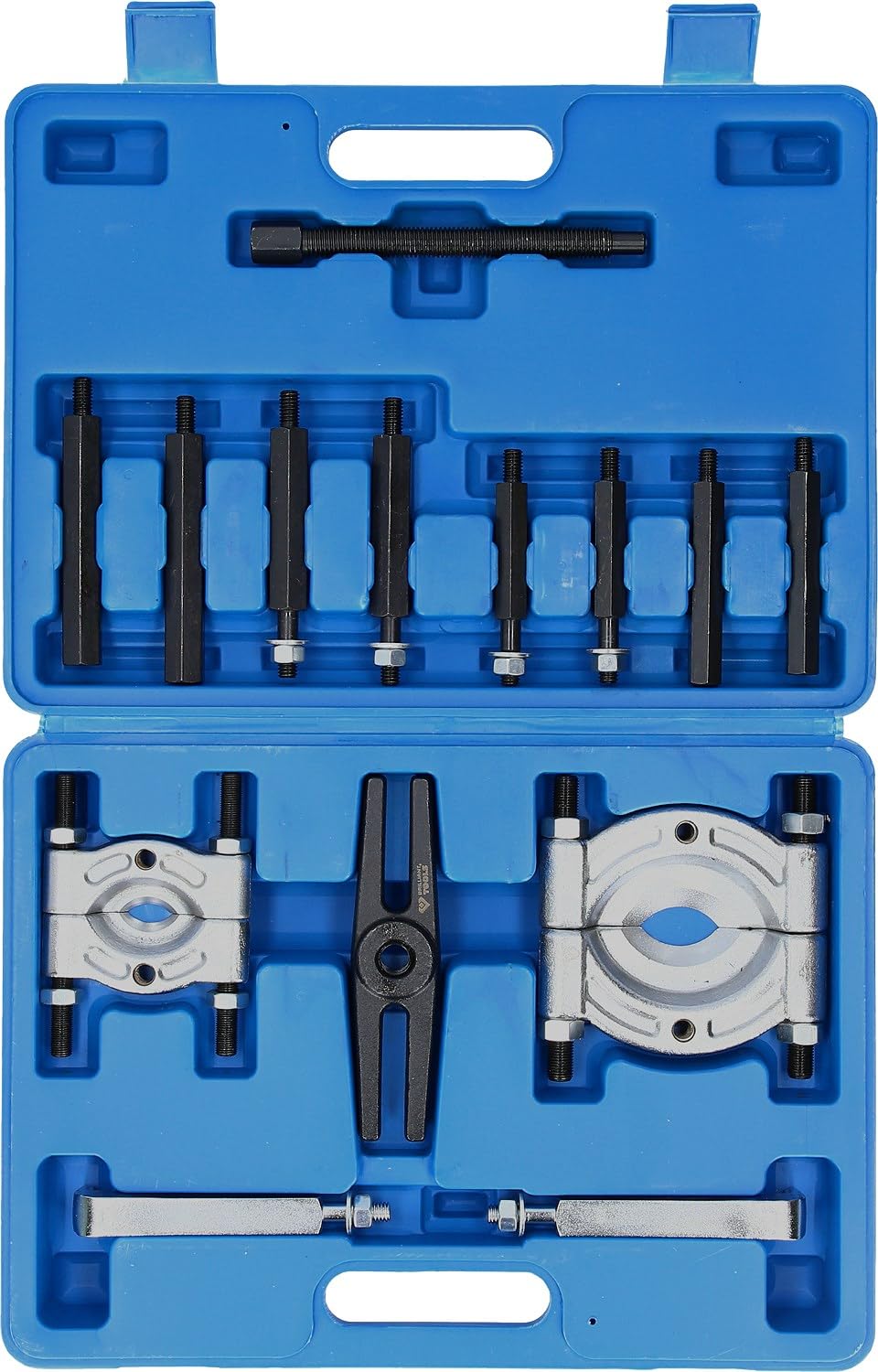 BRILLIANT TOOLS BT631100 Juego de extractores de rodamientos de bolas con separador de guillotina, 10 pzs [Powered by KS TOOLS]