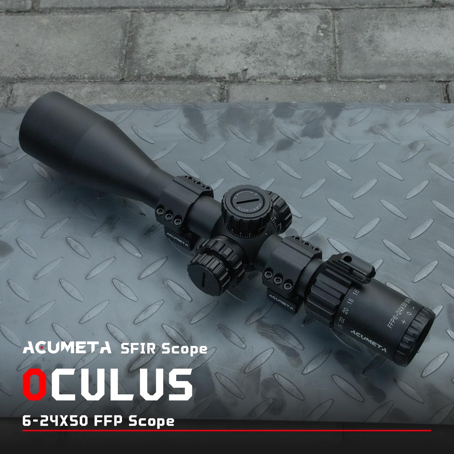 Amazon.co.jp: ACUMETA Oculus 6-24X50 FFP ライフルスコープ、30mm