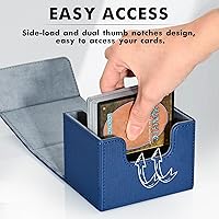 Vista 136 de ZLCA MTG YuGiOh - Caja de cartas para cartas intercambiables, MTG YuGiOh con capacidad para más de 100 tarjetas de una sola funda, caja