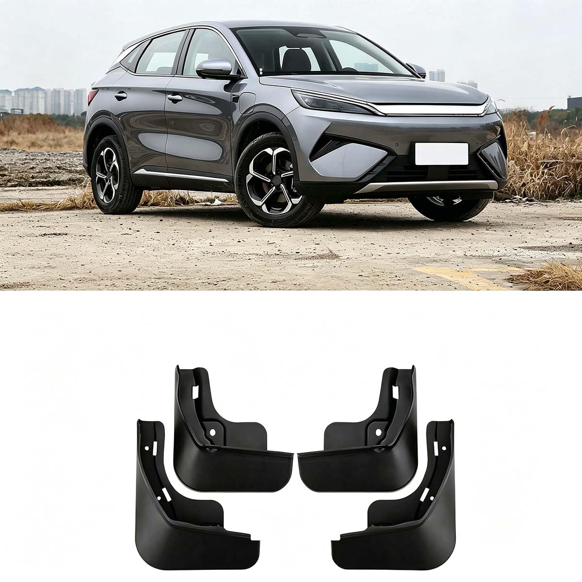 Garde-Boue pour Voiture BYD Yuan Plus 2025 Évitez les Rayures et Éclats de Gravillons