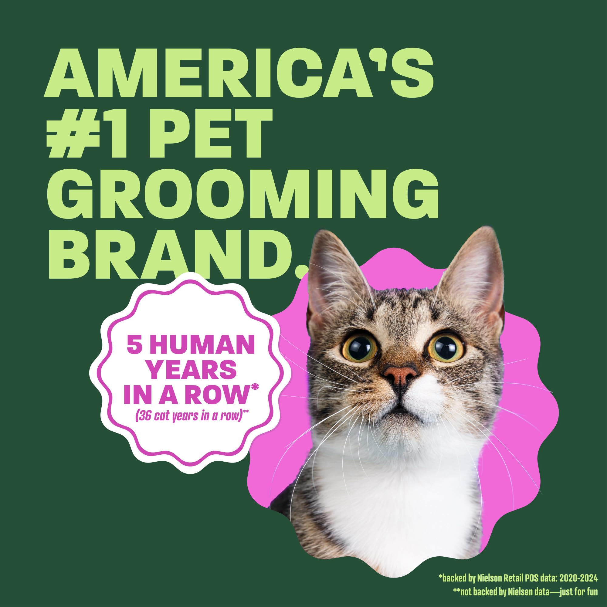 TropiClean Berry & Coconut Waterless Cat Shampoo | Deep Cleansing Dry Shampoo for Cats | Natural Cat Shampoo Derived from Natural Ingredients | Made in the USA | 7.4 oz. - image 4