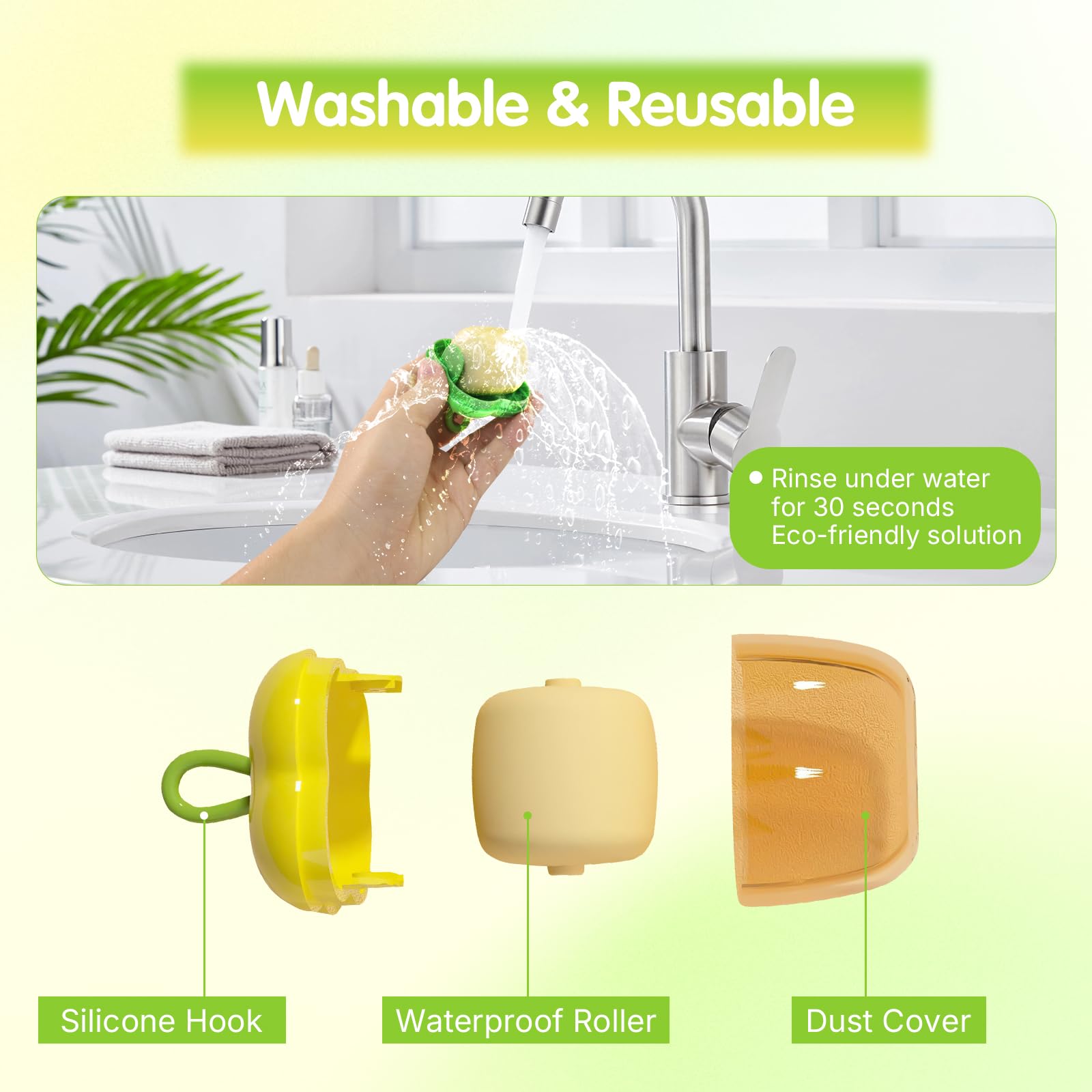 Mini rodillos portátiles para pelusas, reutilizables, lavables, para ropa, muebles, asientos de coche, con tapa protectora, rodillo portátil de viaje, cabe en la cartera, removedor de