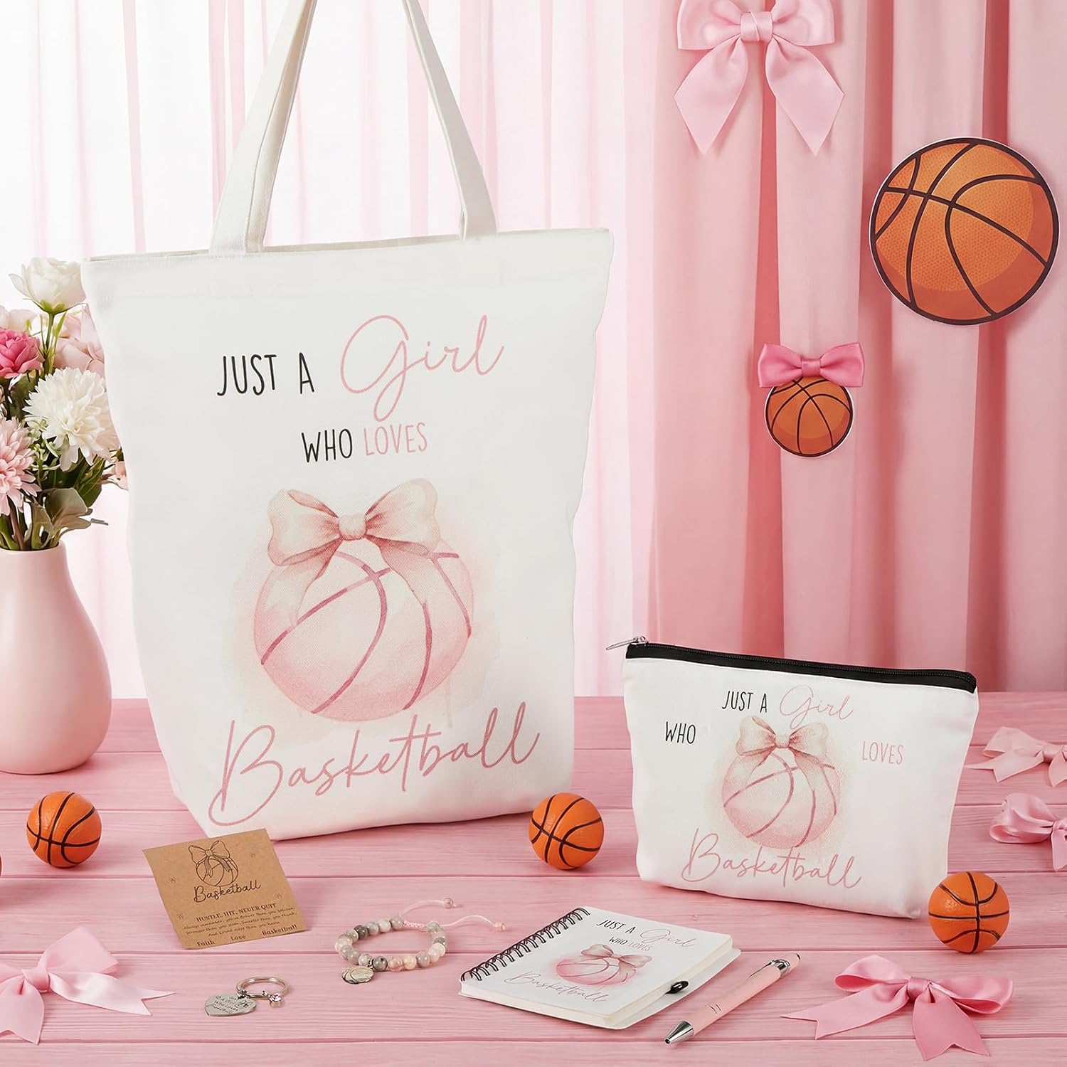 Ceenna 6 Pcs Basketball Gifts for Girls, Party Favors for Players image 3