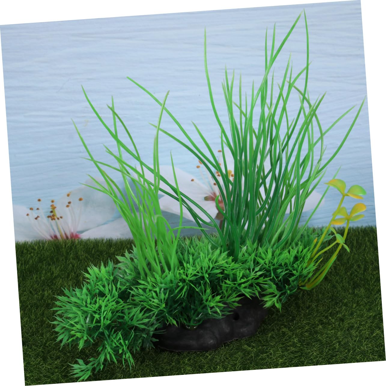 DOITOOL 3 Piezas Decoración De Plantas Falsas Planta Falsa Plantas De Pecera Planta De Falsa para Pecera para Decorar Peceras Objetos Decorativos Artificial