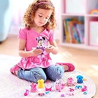 Vista 2 de Disney Junior Minnie Mouse Set de Moda y Glamour para Mascotas con Brillo y Glamour, juego de 23 piezas de muñeca y accesorios, juguetes para niños