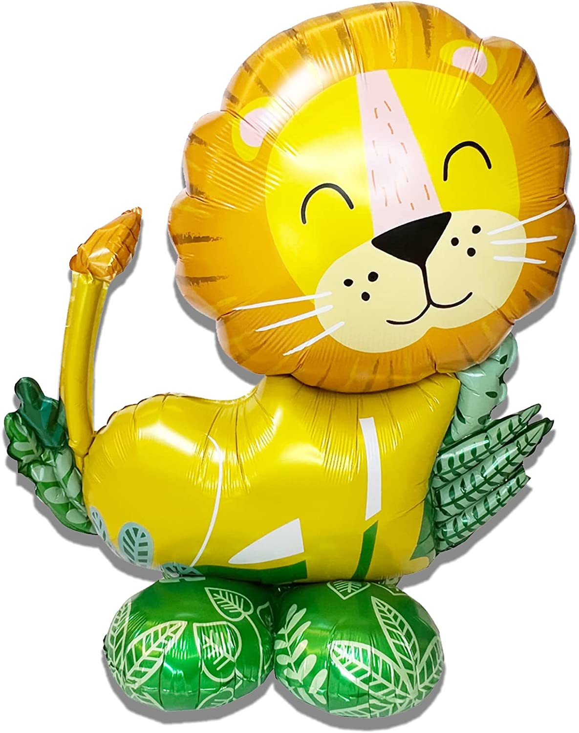 Jagmag® Large Lion Balloons, Giant Self Standing Lion Foil Balloons for