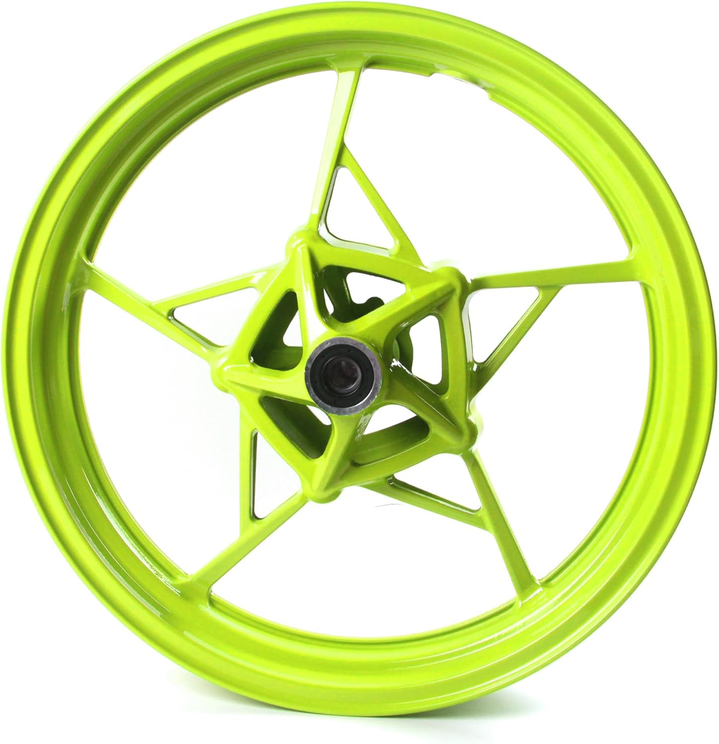 Arashi Front Wheel Rim for Kawasaki Z900 Z650 Ninja 650 2017-2025 ABS include, Z900 SE 2022-2025, Motorcycle Accessories Parts Neon Yellow