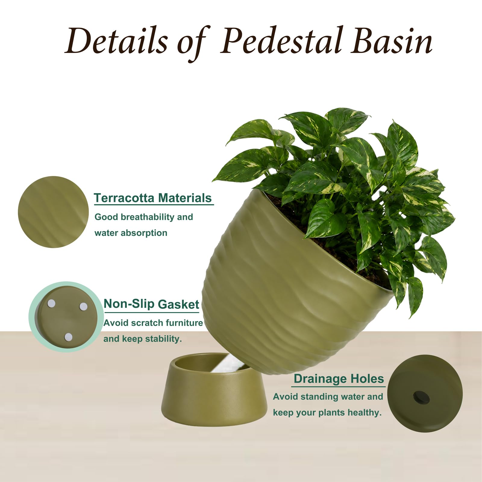 vensovo Garden Pot