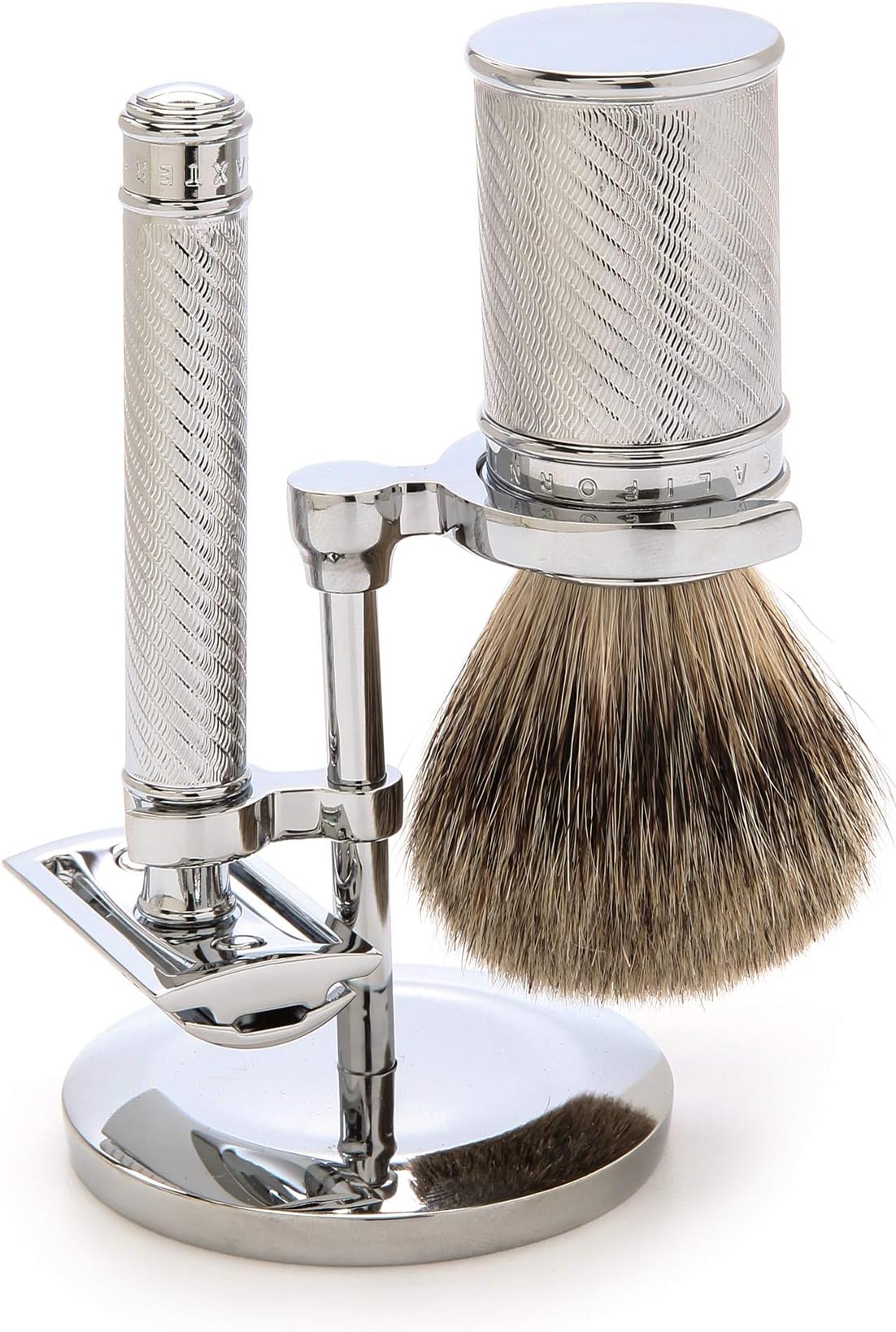 - Baxter of California Safety Razor Set for Men | Includes Safety Razor and Shave Brush | Holiday Gift Set | Limited Edition