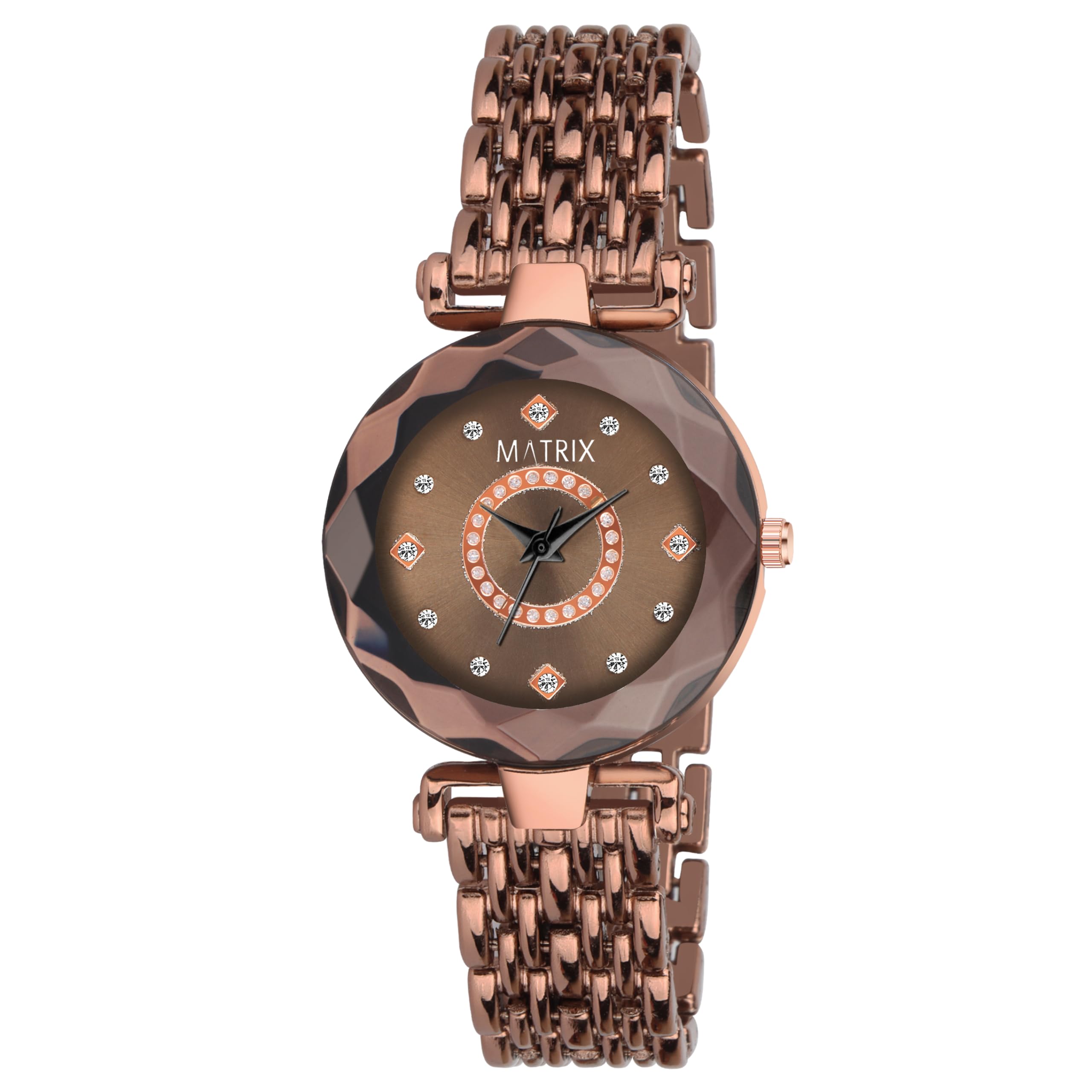 See full amazon price history chart for Matrix Stainless Steel Moments Collection | Stone Studded Dial With Designer Bracelet Chain Analog Watch For Women & Girls (Rose Gold), Dial Color-Silver, Band Color-Rose Gold Matrix Stainless Steel Moments Collection | Stone Studded Dial With Designer Bracelet Chain Analog Watch For Women & Girls (Rose Gold), Dial Color-Silver, Band Color-Rose Gold (B0CVV28MR7) Amazon Price History, Amazon Price Tracker