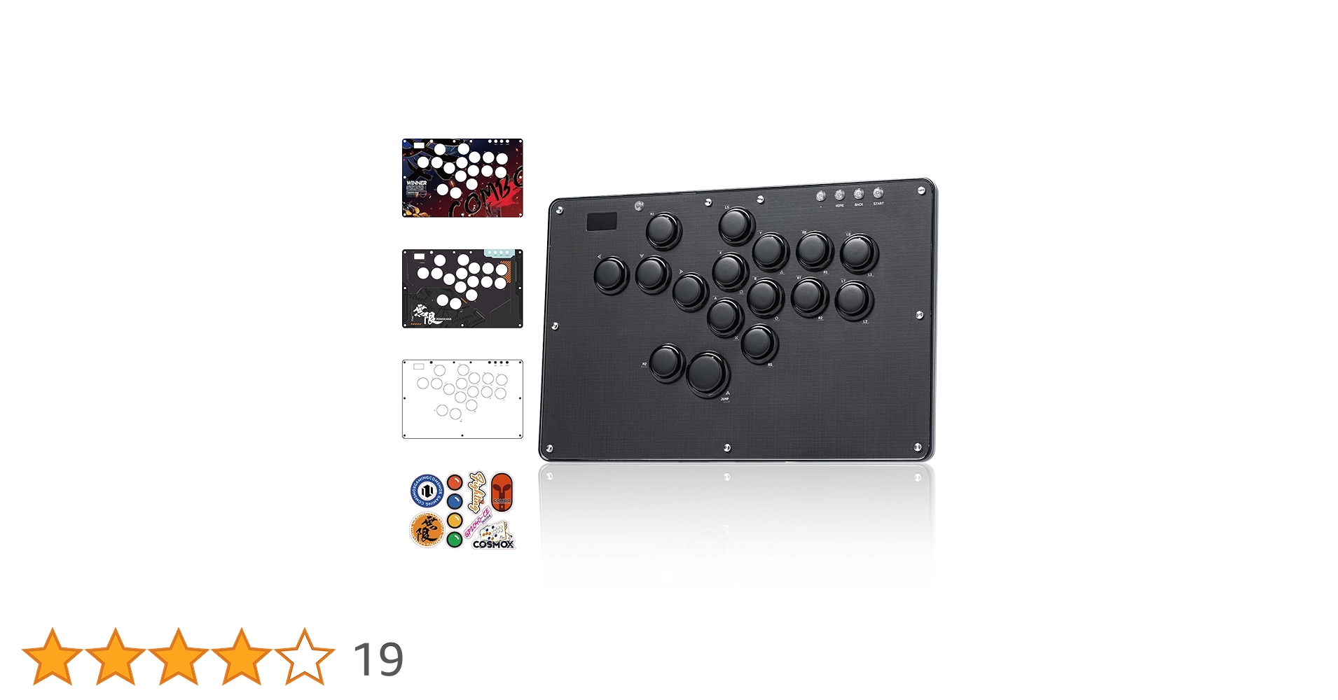 Amazon.co.jp: Haute42 U16 ブラック レバーレスアケコン 連射機能 Amazon.co.jp: Haute42 U16 ブラック レバーレスアケコン 連射機能