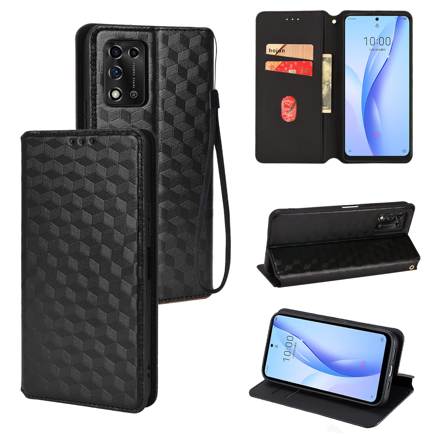 Amazon.co.jp: ZTE Libero 5G III 用 ケース 手帳型 スマホケース