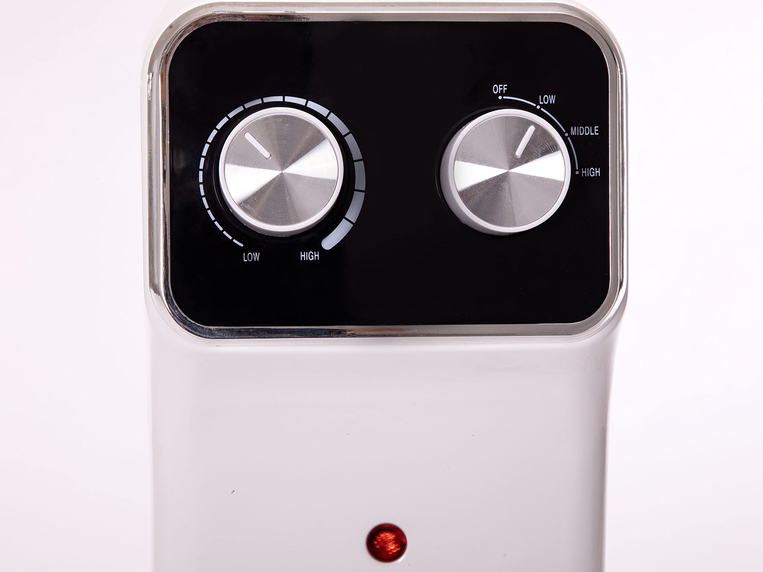 PURLINE | Radiador de Aceite 2000W, 9 Elementos, Termostato Ajustable, 3 Niveles de Potencia - Radiador de Aceite con Humidificador y Tendedero Integrados