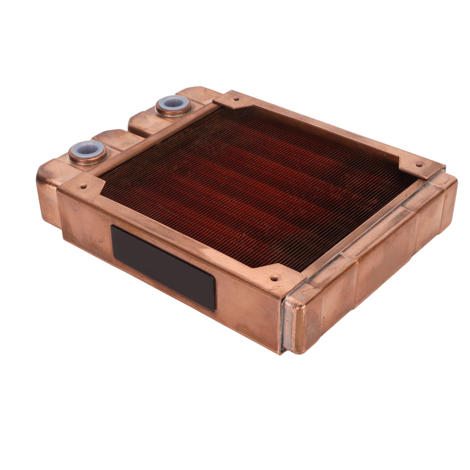 Bewinner Radiatore per Computer con Raffreddamento Ad Acqua, 7 Tubi Scambiatore di Calore in Rame Rosso Dissipatore di Calore per Radiatore di Raffreddamento a Liquido 120mm per