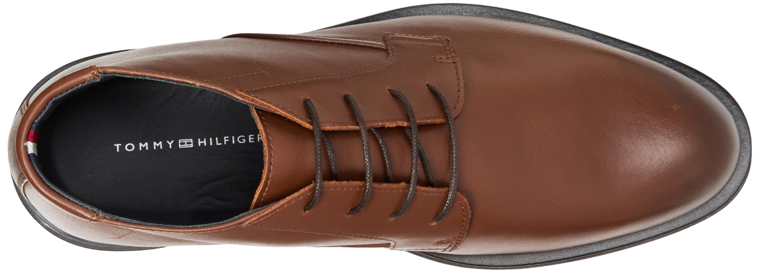 Tommy Hilfiger Herren Low Boot Stiefel aus Leder, Braun (Winter Cognac), 45 – Ansicht 3