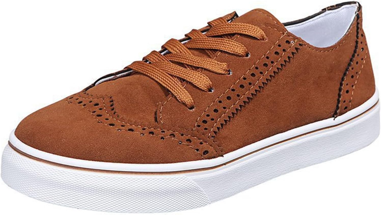 Hbeylia Women's Low-Top Sneakers Fashion Casual Platform Flat Bottom Patchwork Lace Up Canvas Sneakers Comfortable Flats Breathable Wedge Sneakers Women Low Slip on Shoes