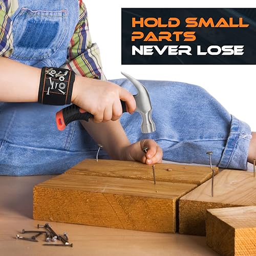 Miniatura 4 de Kit de herramientas reales para niños, 25 piezas, juego de herramientas reales con herramientas de mano reales, cinturón de herramientas para niños,