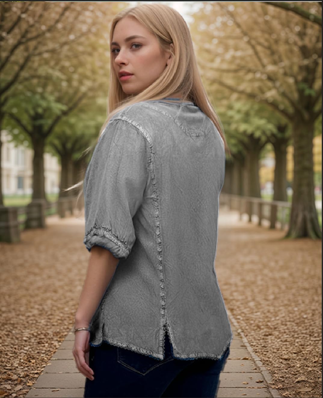 Agan Traders Women's 2026 Short Sleeve Embroidered Blouses - Medieval Vintage Button Down Comfy Tops for Women