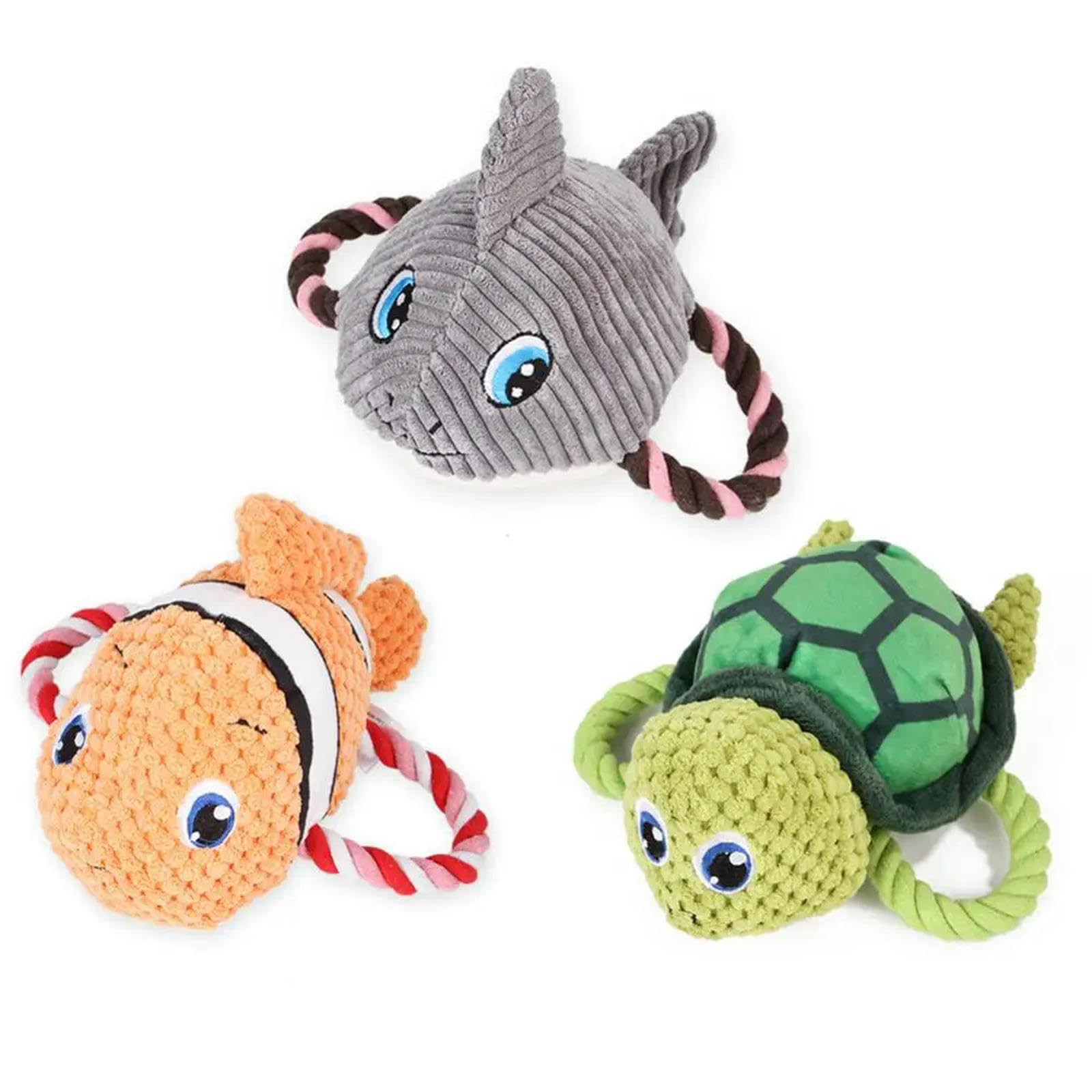 Chien mousseux jouets pour chiots interactifs avec effet sonore de grincement ludique