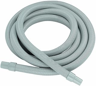 Vacuum Hose, 1-1/2 in x 10 ft, Gray, Nylon