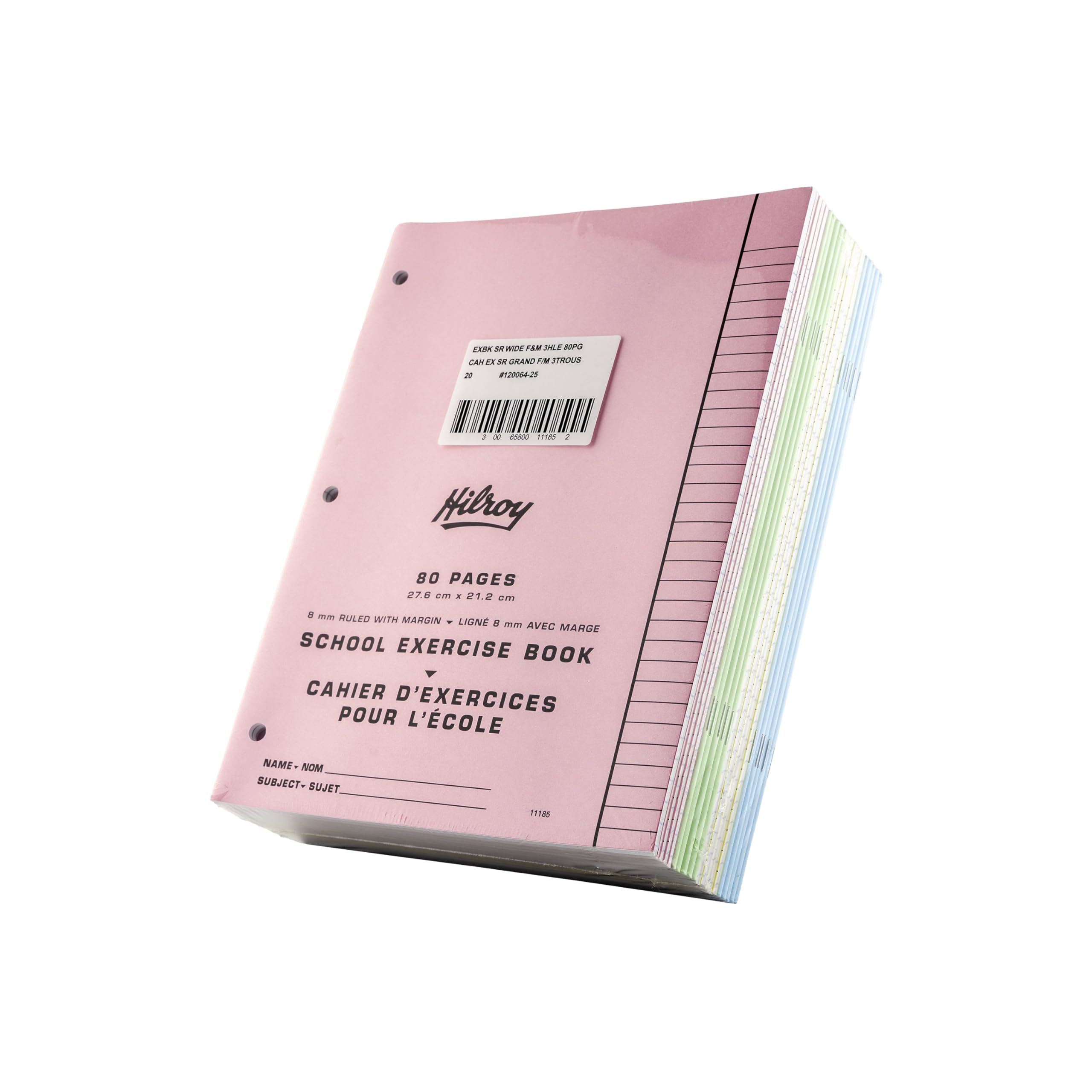 Landre Lot De 10 Cahiers D'exercices Recyclés 16 Pages Lignées Style 2