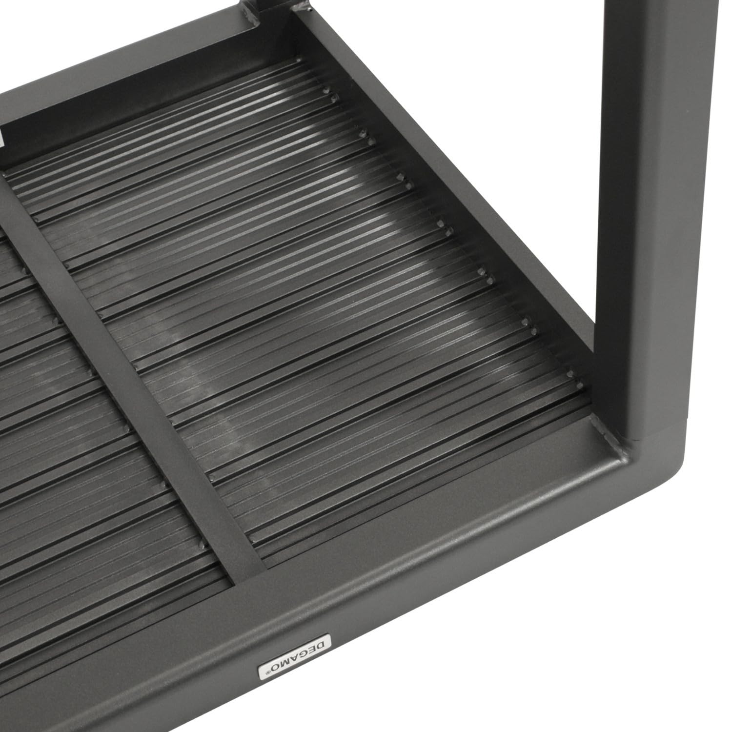 DEGAMO Bistrotisch Paris 70x70cm quadratisch, Alumium anthrazitfarben, wetterfest + rostfrei, Outdoor, Moderne Optik