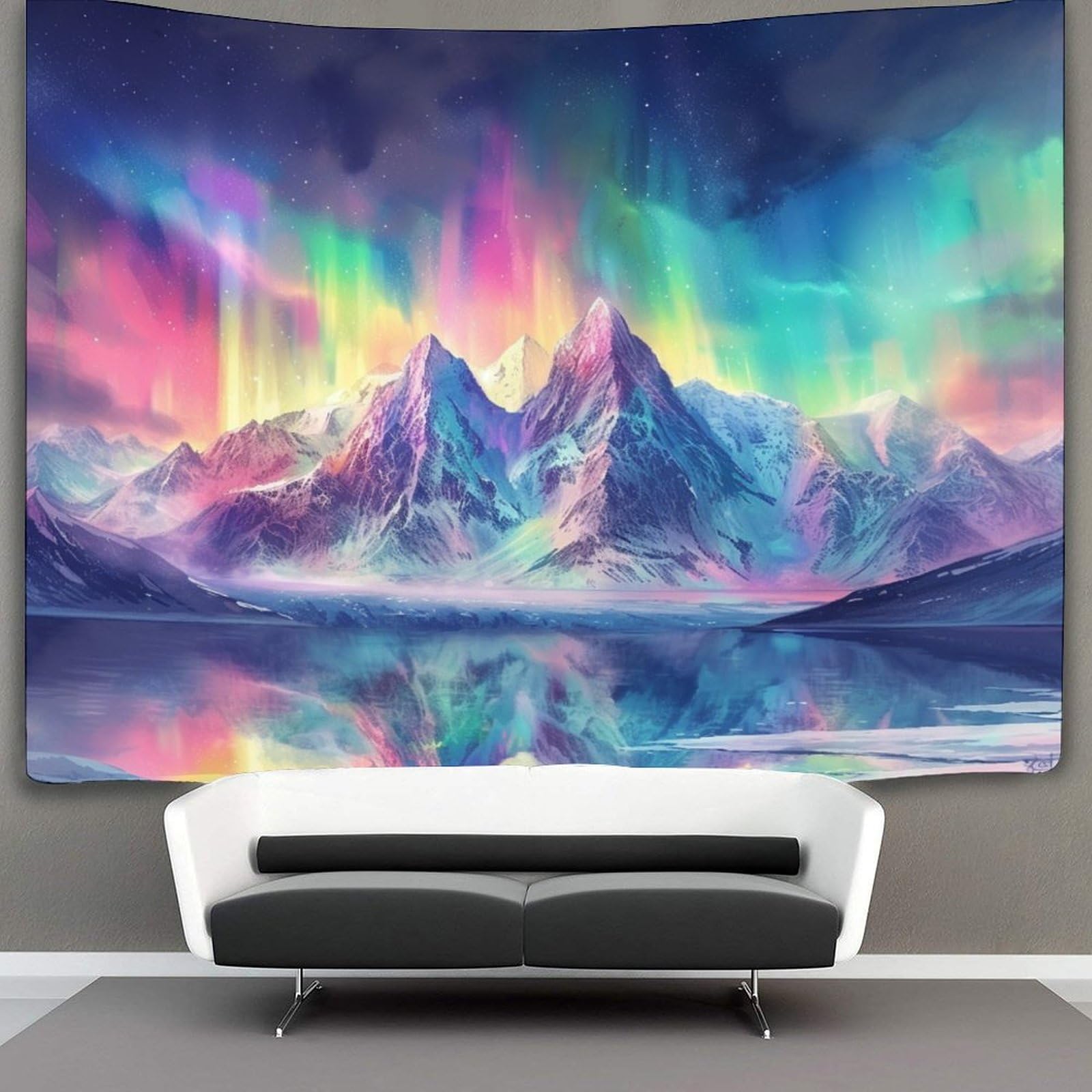 GXYUAOIEF 3D Northern Lights Print Wall Blanket Home Decoration Bedding Poster Wall Art Tapestry Tapestries Wall Hanging Soft Polyester for Kids Boys Girls Bedroom Living Room 180cmx230cm