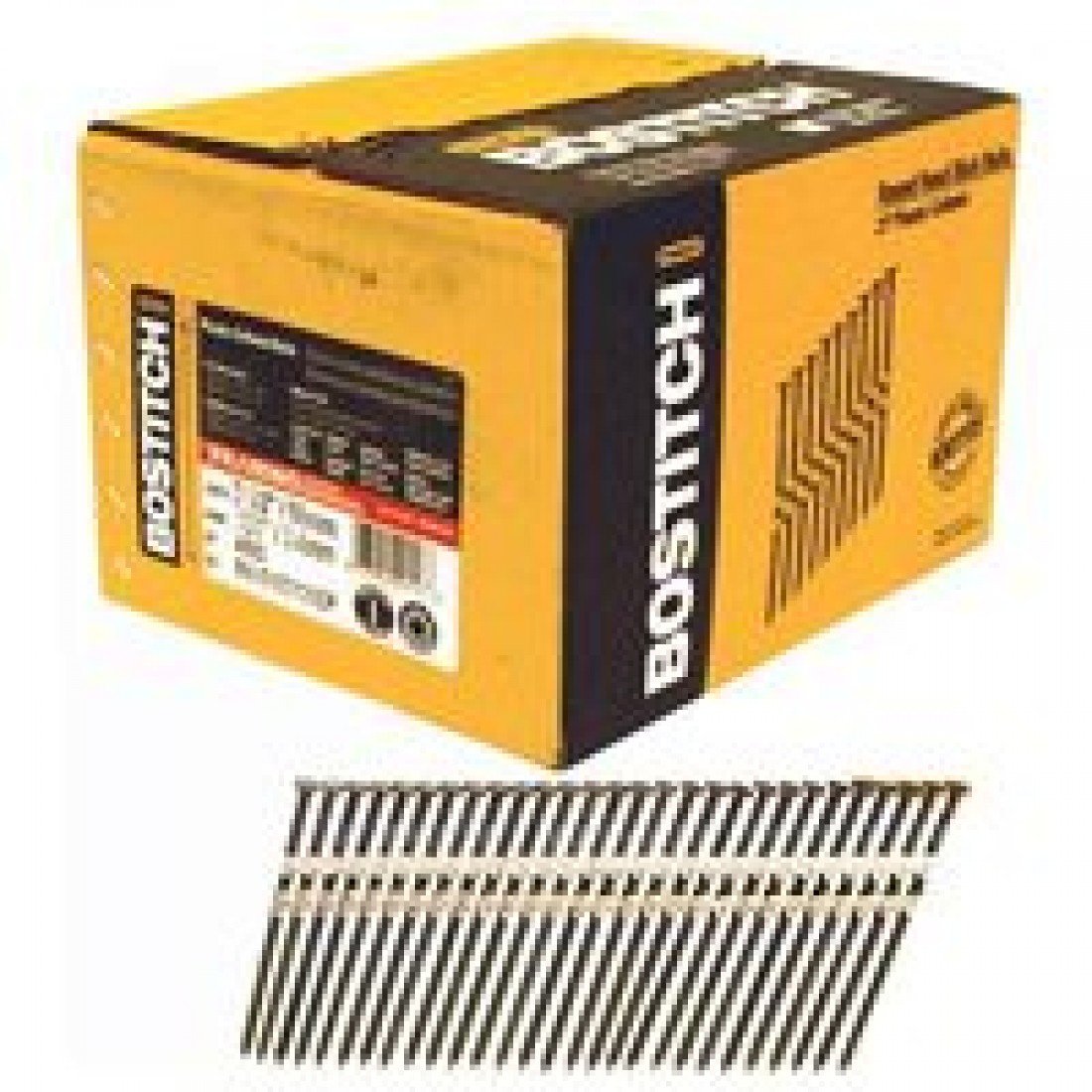 BOSTITCH 3-Inch Framing Nails, Round Head, 4000-Count (RH