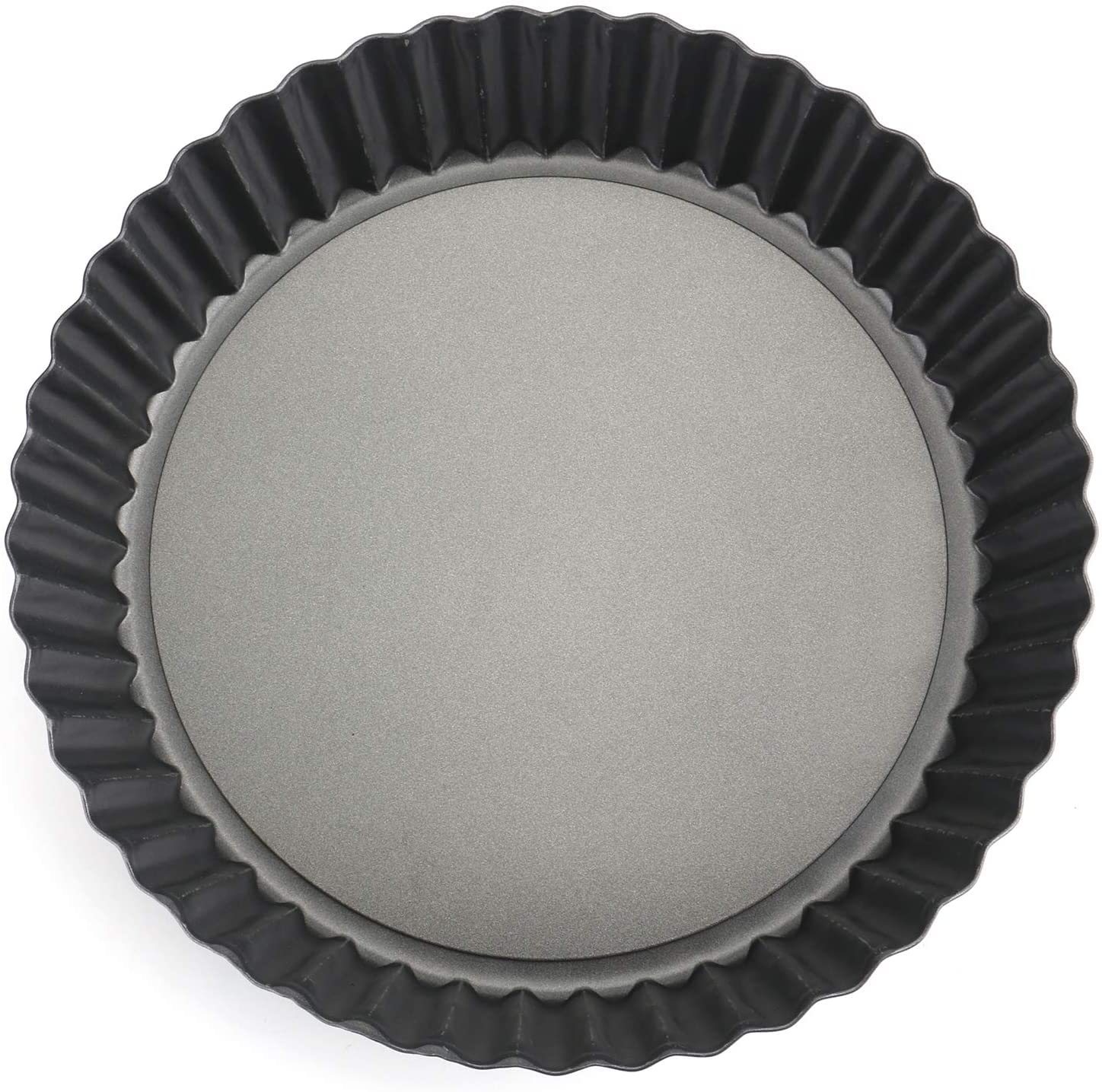 Tosnail 2 opakowania 24 cm x 5 cm nieprzywierająca patelnia do tarty ze zdejmowanym dnem, głęboka patelnia do ciasta, okrągła forma do pieczenia