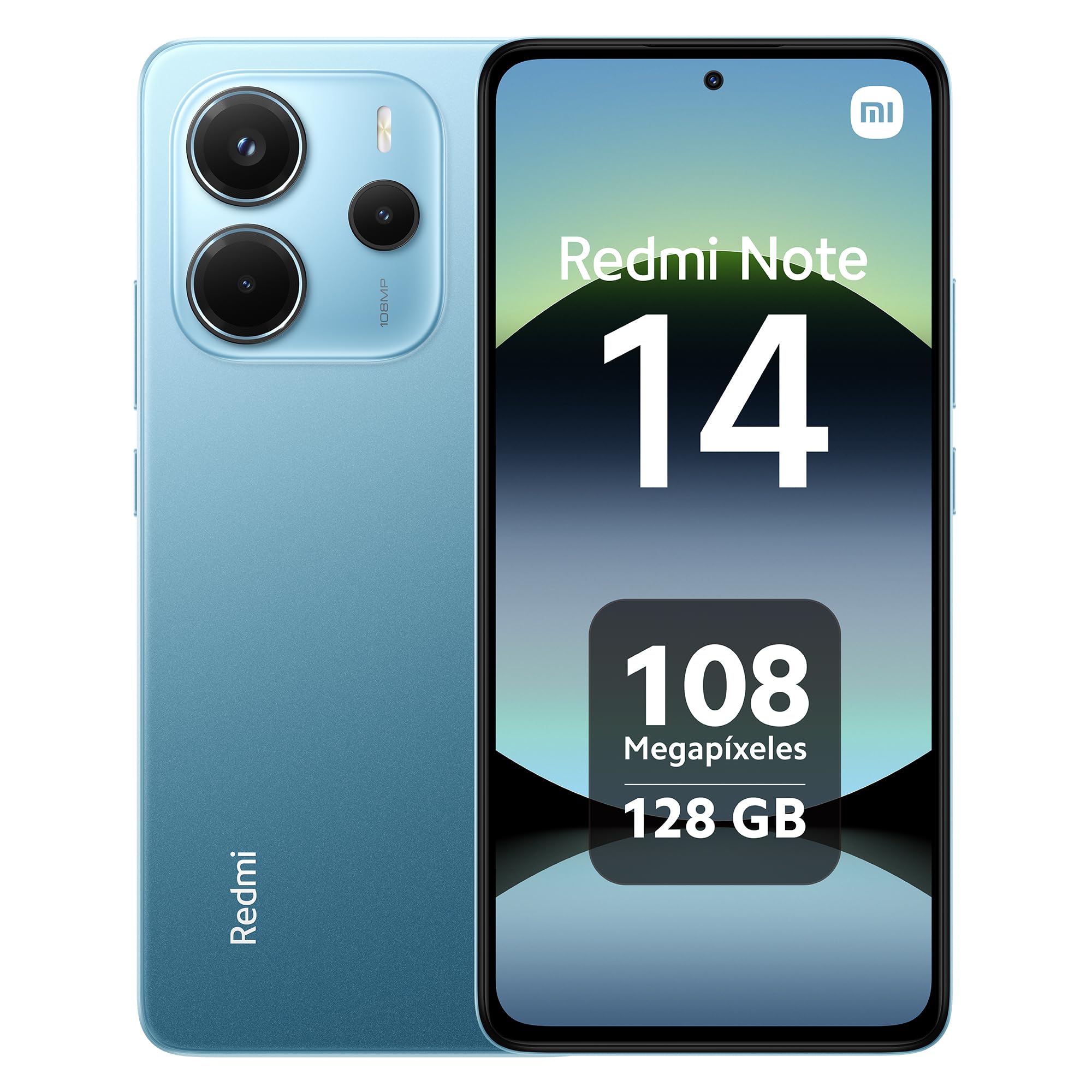 XIAOMI Redmi Note 14 - Smartphone de 6+128GB, Pantalla de 6.67" AMOLED FHD+ 120Hz, MediaTek Helio G99-Ultra, cámara de 108MP, TurboCharge 33W, 5500 mAh, Cargador no Incluido, Negro (Versión ES) — view 15