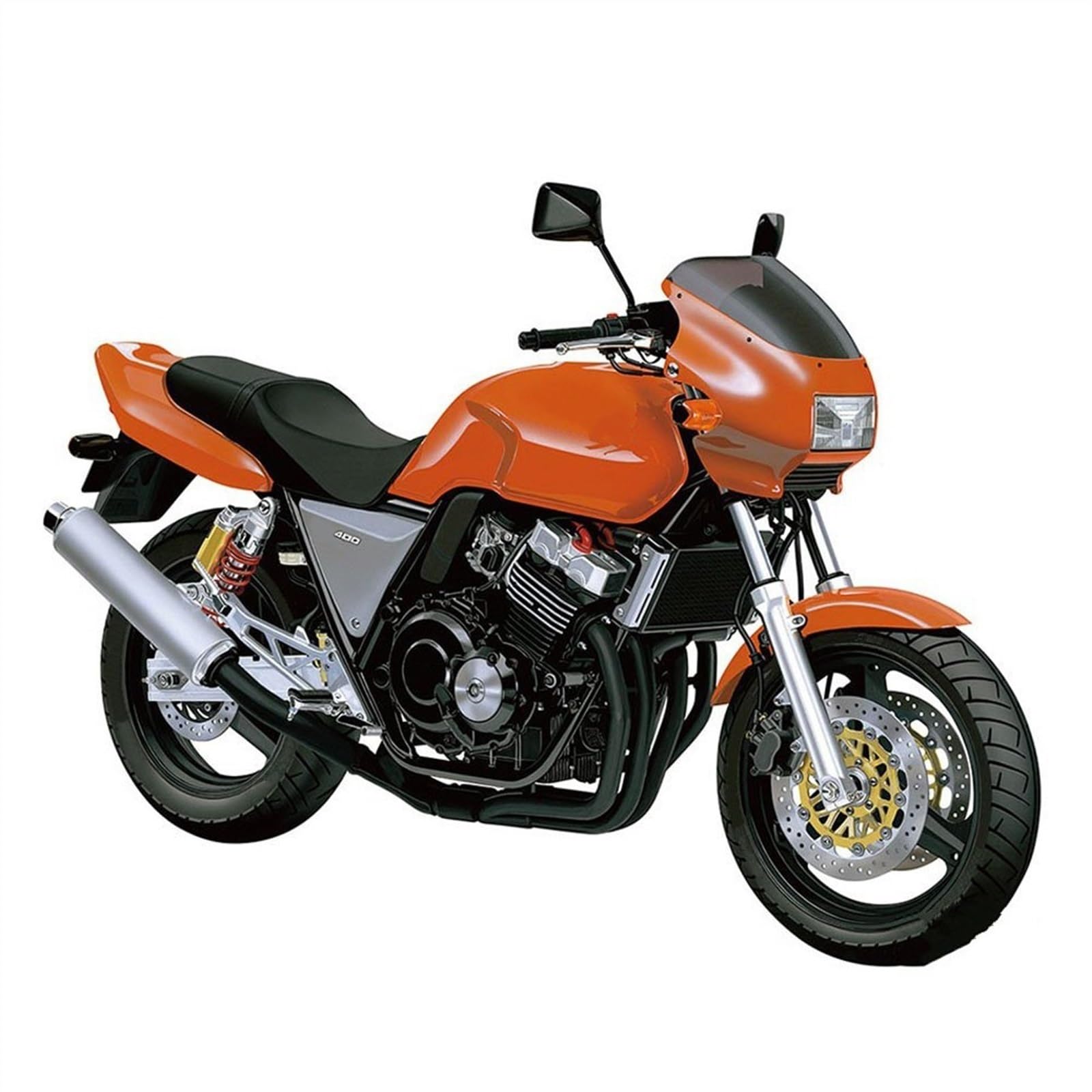 SEYXF Motorbike Toy for H-onda NC31 CB400 for Super Four 1995 Motorcycle Assembly Model Collection Toy 1/12
