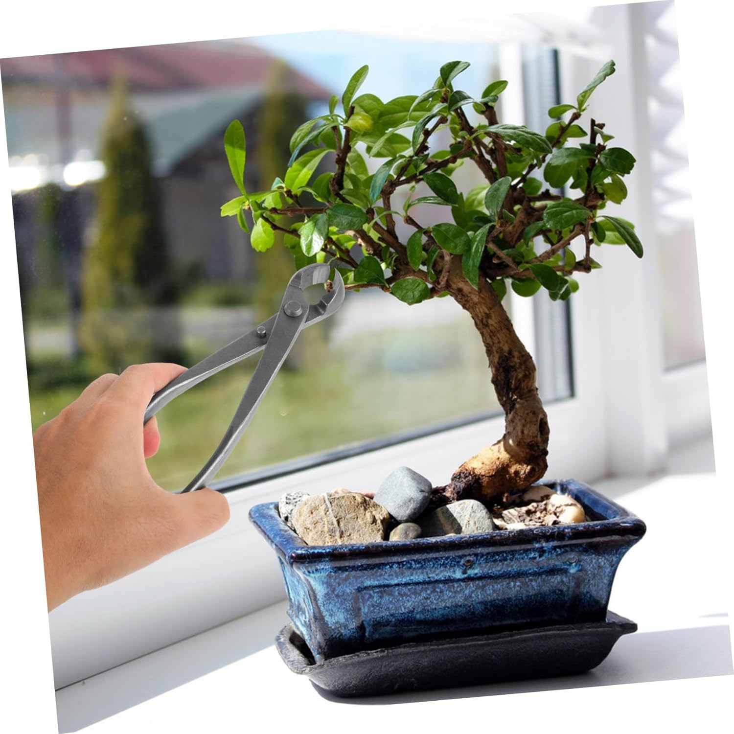 Carbon Steel Bonsai Shears for Pruning and Shaping Ergonomic Design for Comfortable Use Precision Craftsmanship for Detailed Trimming Gardening and Bonsai Art