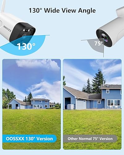 Miniatura 2 de (5.5MP y audio de 2 vías) Detección PIR 3K 1944P Antenas duales mejoran WiFi Sistema de cámara inalámbrica de seguridad para el hogar