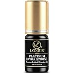 8-9 Weeks Retention/Volume Eyelash Extension Glue/Platinum Extra Strong LONRIS Lash / 0.5-1 Sec Drying time/Maximum Bonding/Semi-Permanent Extensions Supplies/Professional Use Black Adhesive (10 ML)