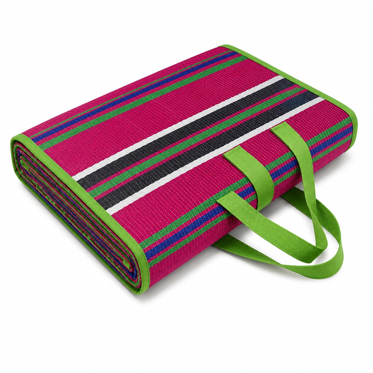 AURHA Foldable Chatai Mat for Floor, Waterproof Plastic Sleeping Mat for Home, Picnic & Travel (6x3 Ft)-image-36