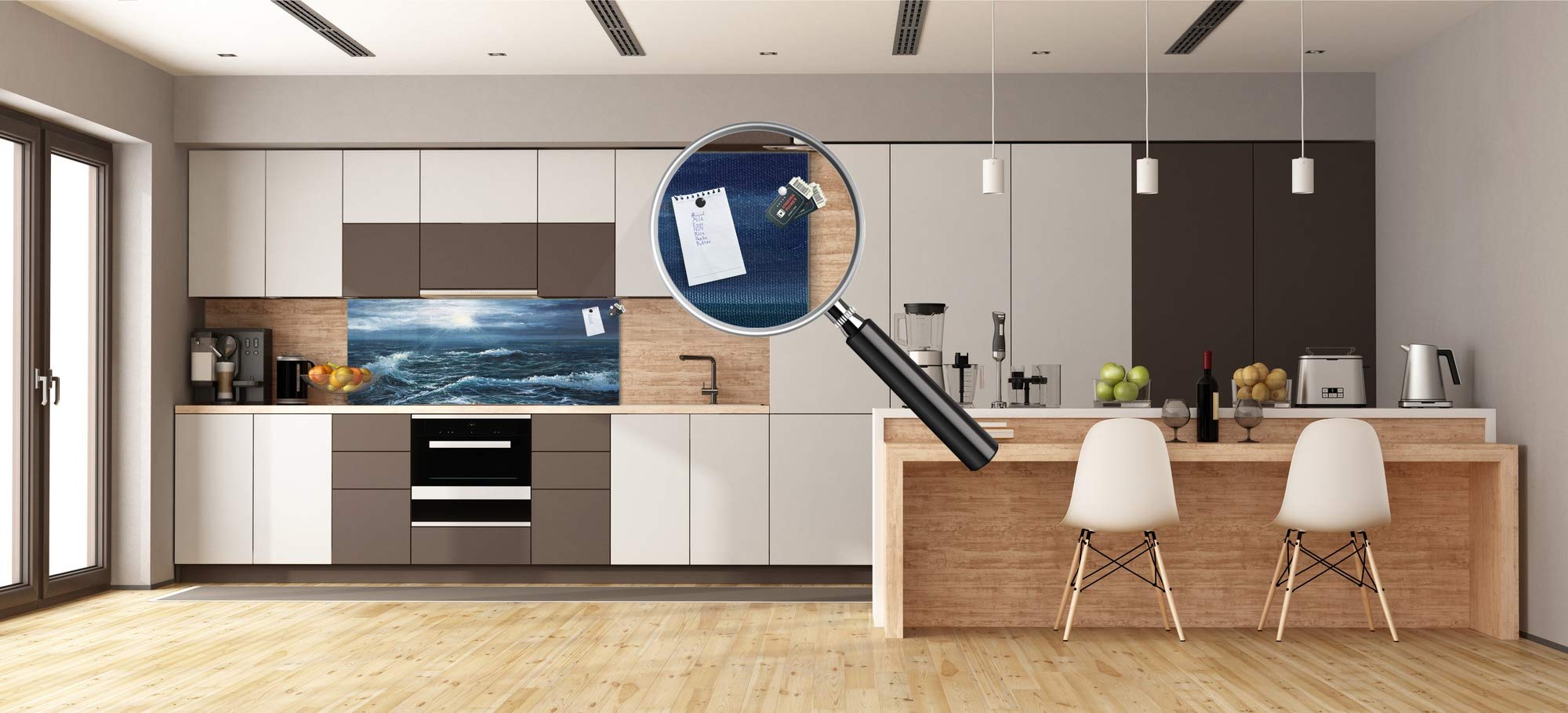 Dossier De Cuisine En Verre Trempé Murando – Splashback Mural Multicolore 0,4cm