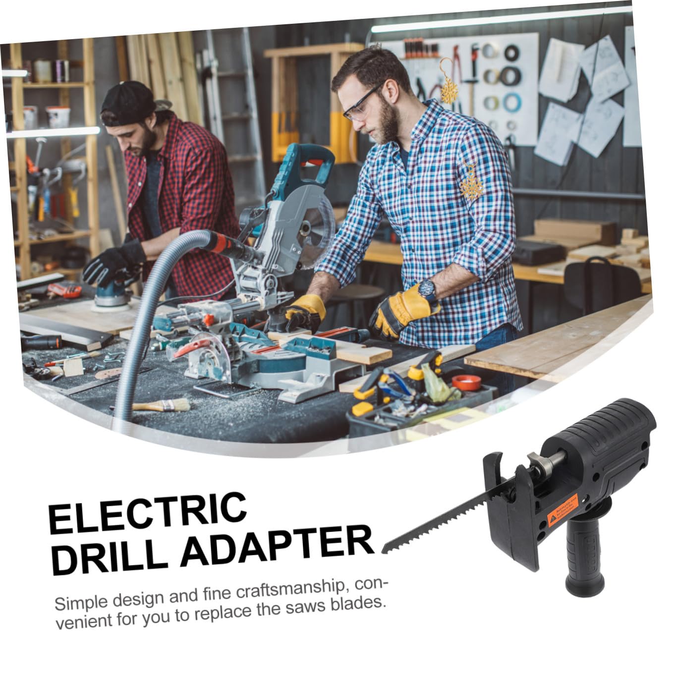 HOMSFOU Recambio Para Taladro Eléctrico Convertidor De Eléctricas Eléctricas Modificadas Para Trabajos Manuales Cómodo y Fácil De Usar