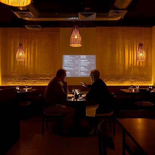 Miniatura 8 de Miroir Proyector portátil inteligente HD M200S - Transmisión de TV Android, enfoque automático, altavoces integrados, USB-CHDMI, Wi-FiBluetooth,