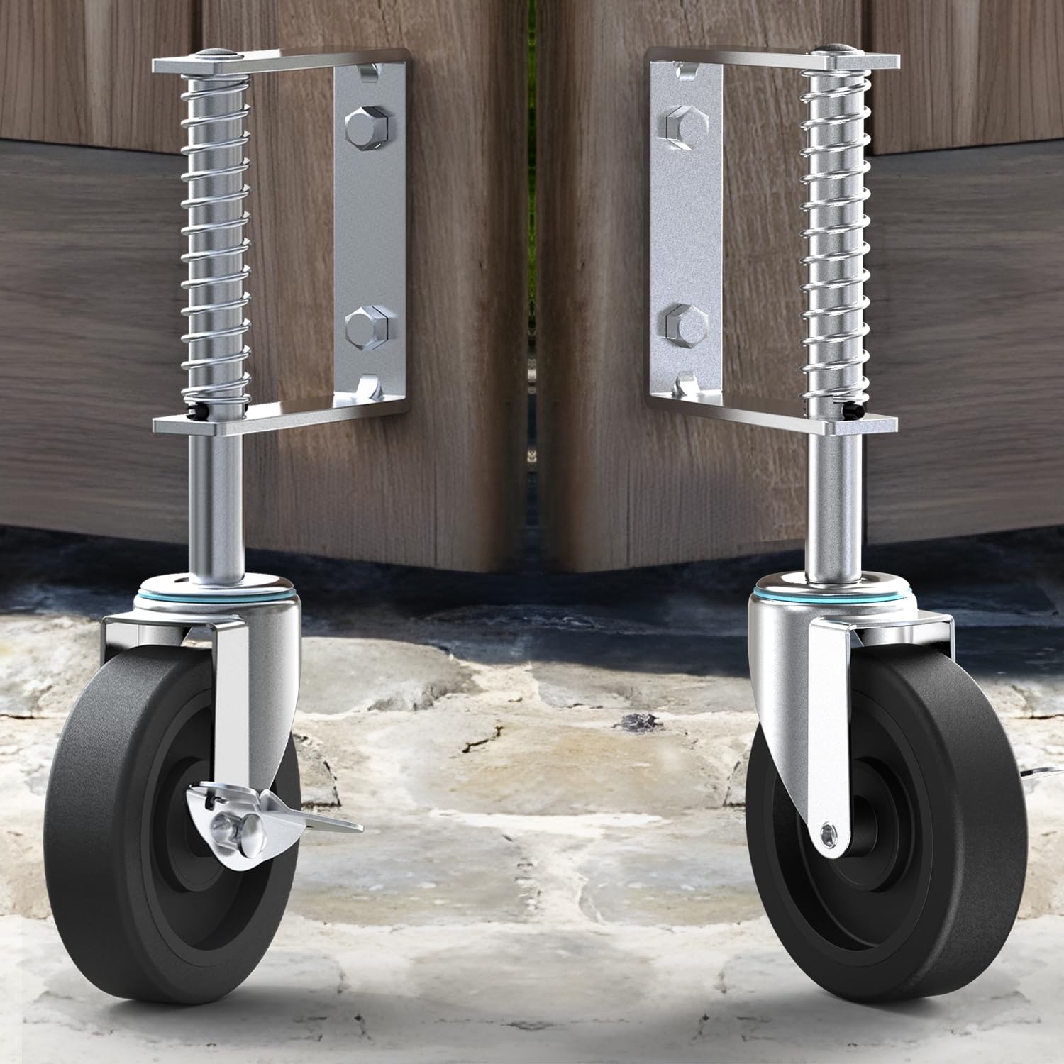 Gate Wheel Set Snapklik.com : Heavy Duty Gate Wheel