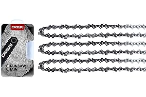 3 Pack 14 inch Chainsaw Chains 3/8 LP .043 Inch 52 Drive Links