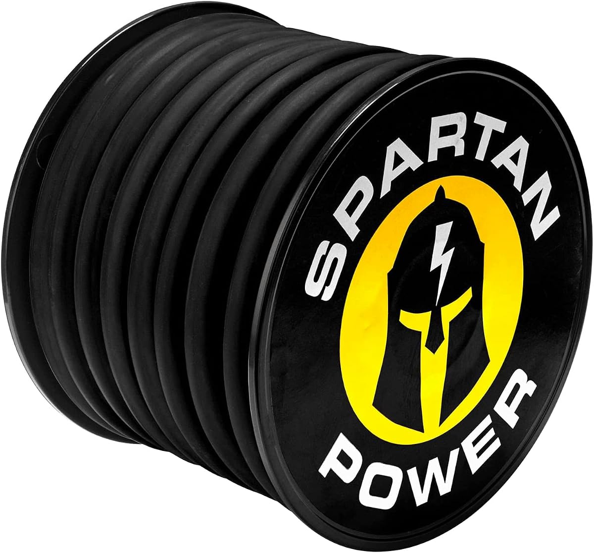 Spartan Power Welding Lead & Car Battery Cable - DIY Bulk Automotive Grade Copper Wire - 600 Volt, 2 AWG, 50 Foot, Black