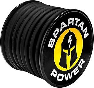 Spartan Power Welding Lead & Car Battery Cable - DIY Bulk Automotive Grade Copper Wire - 600 Volt, 1/0 AWG, 10 Foot, Black