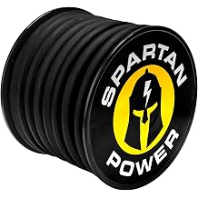 Spartan Power Welding Lead & Car Battery Cable - DIY Bulk Automotive Grade Copper Wire - 600 Volt, 4 AWG, 25 Foot, Black