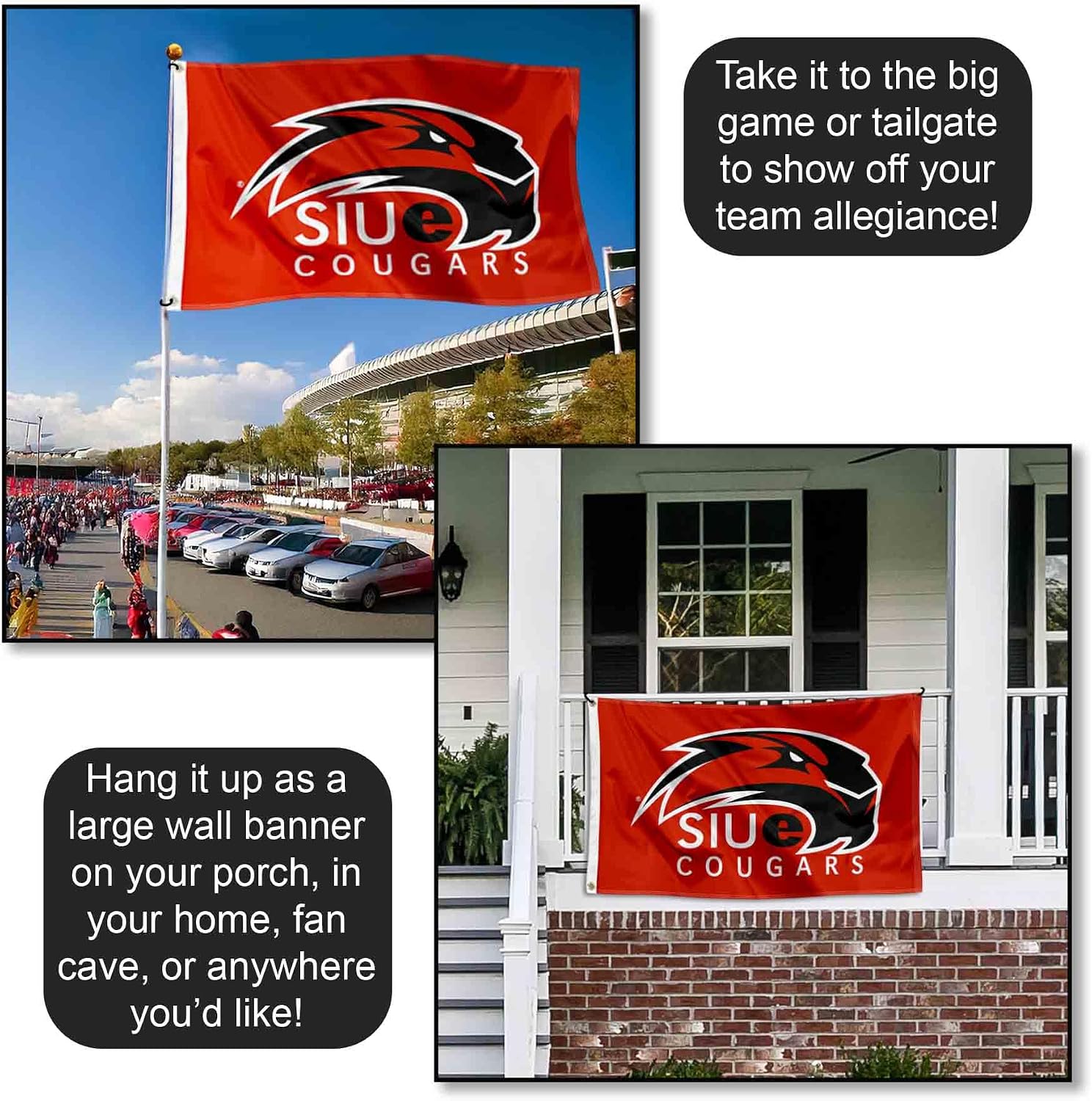 SIUE Cougars College Flag