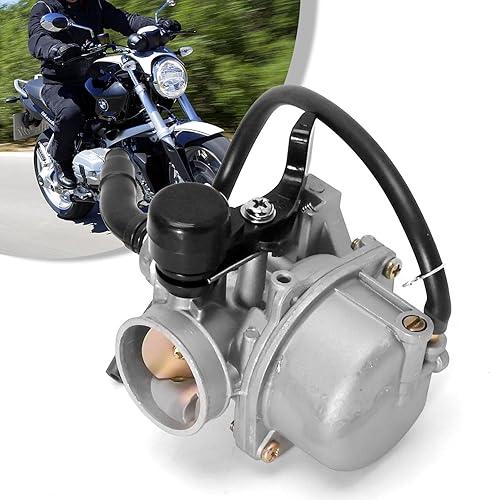 Miniatura 6 de Carburador rojo PZ19 compatible con Apollo compatible con Baja compatible con Kazuma 50cc 70cc 90cc 110cc 125cc ATV Dirt Bike compatible con TaoTao