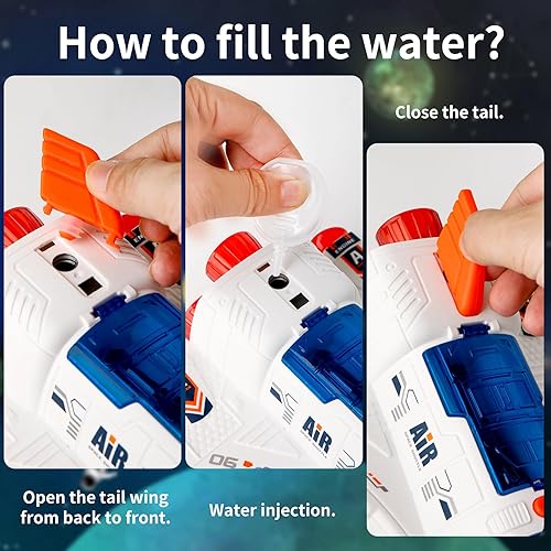 Miniatura 6 de Juguete de transporte espacial con figura de astronauta, divertidos juguetes espaciales para niños, juguetes espaciales para niños de 5 a 8 años,