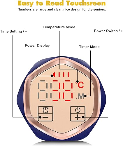 Miniatura 6 de TRELC Pomo de repuesto inteligente para tapa de olla con temporizador de cocina + termómetro + función de alarma de seguridad, tapa universal