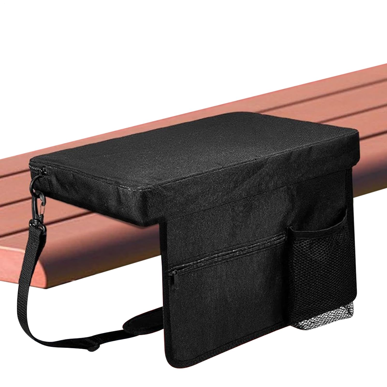 Coussin de stade pliable et portable avec sangle réglable et pochette