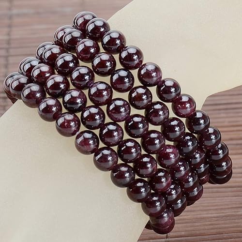 Vista 603 de MASSIVE BEADS Pulsera elástica de yoga hecha a mano con piedra natural, cristal curativo, energía, regalos para adultos unisex de 0.157 in, 0.236